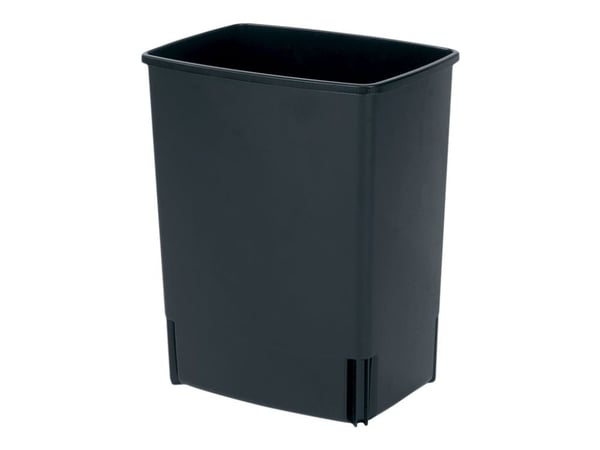 Brabantia - Søppelbøtte - flipp-lokk - 10 L - plast - svart