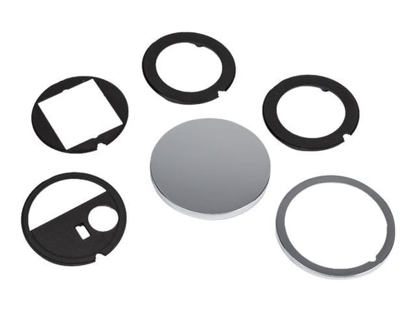 Bachmann PIX round cover set - Skydd till uttag för nedsänkt montering - rostfritt stål