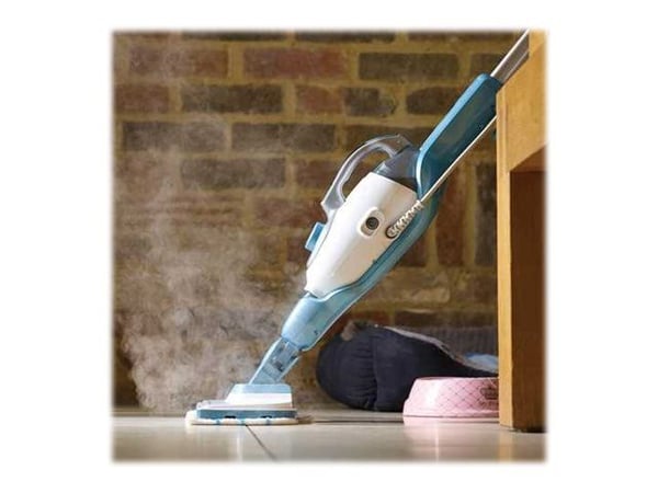 BLACK+DECKER FSMH1351SM - Damprenser - pinne - hvit/turkis