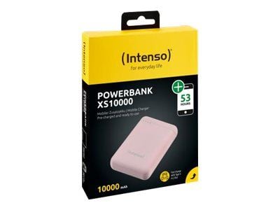 Intenso XS10000 - Strømbank - 10000 mAh - 3.1 A - 2 utgangskontakter (USB, USB-C) - blå