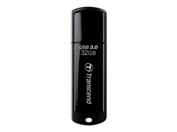 Transcend JetFlash 700 - USB flash-enhet - 32 GB - USB 3.0 - svart