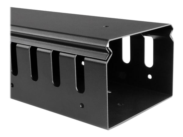 Startech Vertikal kabelorganiserare med fingerkanaler - 0U - 1,8 m - Kabelhållare - 1.83 m - svart - 40U - för P/N: RK2537BKM, RK4242BK24, RK4242BK30