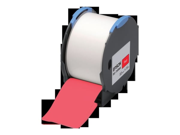 Epson RC-T5RNA - Polyolefin - selv-adhesiv - rød - Rull (5 cm x 15 m) 1 rull(er) plastteip - for LabelWorks Pro100