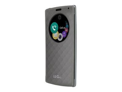LG Quick Circle CFV-110 - Lommebok for mobiltelefon - titan - for LG G4s H735, G4s H736