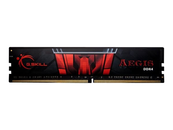 G.Skill 4GB DDR4-2133, 4 GB, 1 x 4 GB, DDR4, 2133 MHz, 288-pin DIMM, Musta, Punainen