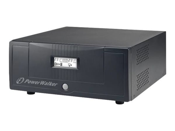 PowerWalker Inverter 1200 PSW - UPS - AC 230 V - 840 Watt - 1200 VA - lähtöliittimet: 1 - musta