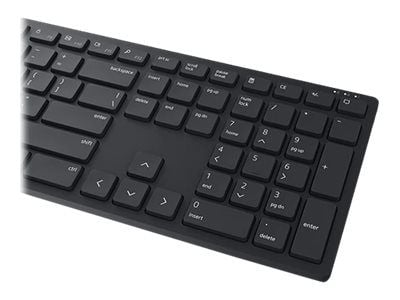 Dell Pro KM5221W - Näppäimistö- ja hiiripaketti - Langaton - 2,4 GHz - QWERTY - Venäläinen - Musta - Vähittäismyyntipakkaus