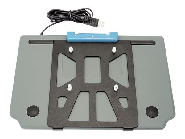 Gamber-Johnson Quick Release Keyboard Cradle - Monteringskomponent (beholder) - for tastatur - svart - monteringsgrensesnitt: 75 x 75 mm - for Gamb...