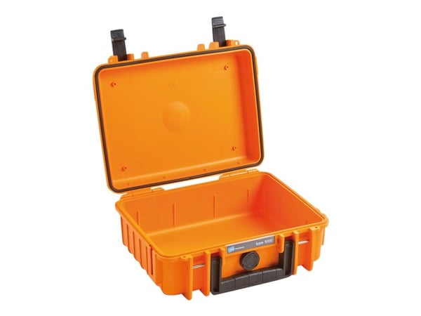 B&W Cases 1000/O/RPD, Oranssi, Polypropeeni (PP), Pölynkestävä, Vedenkestävä, 248,92 x 175,26 x 93,98 mm, 269,2 mm, 215,9 mm