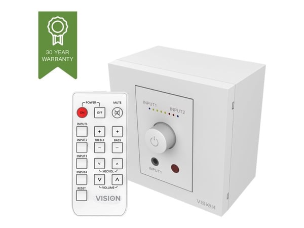 Vision TC3-AMP - Forsterker - 50 watt (Total) - hvit