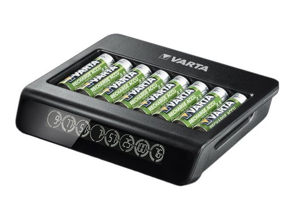 Varta LCD MULTI CHARGER+ - 4 t batterilader - (for 8xAA/AAA)