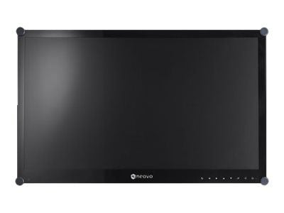 Neovo X-22E - LED-näyttö - 21,5" - 1920 x 1080 Full HD (1080p) - 250 cd/m² - 3 ms - HDMI, DVI-D, VGA, DisplayPort - kaiuttimet - musta