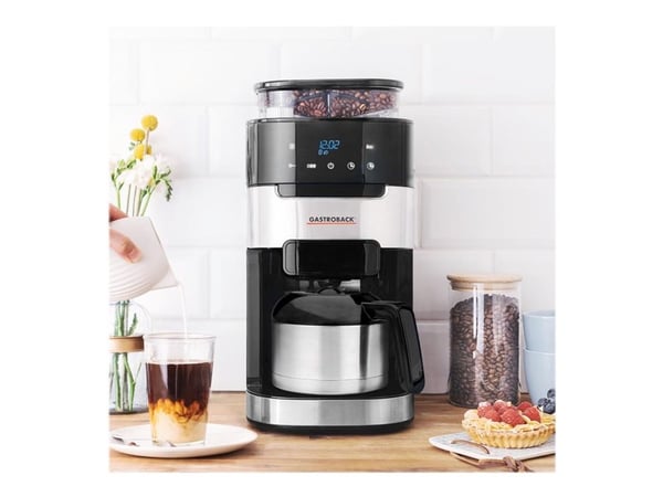 Gastroback Grind & Brew Thermo - Kaffemaskin - 8 koppar
