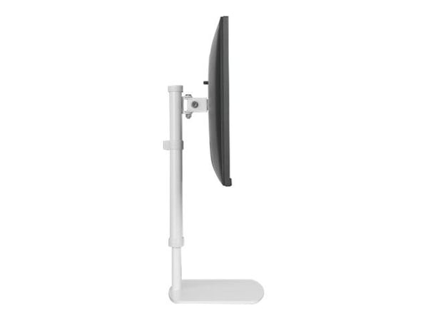 TECHly DESK 100 - Stativ - frittstående - for Skjerm - hvit - skjermstørrelse: 17"-27" - skrivebord