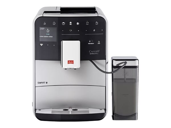Melitta CAFFEO Barista TS Smart - Automatisk kaffemaskin med melkeskummer - 15 bar - sølv