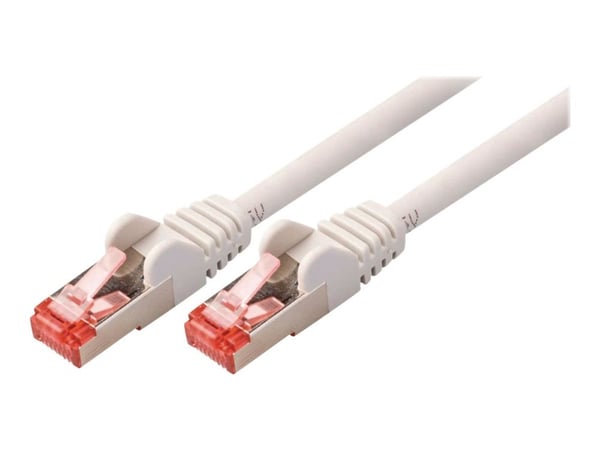 Nedis - Nettverkskabel - RJ-45 (hann) til RJ-45 (hann) - 7.5 m - SFTP - CAT 6 - formstøpt, rund - grå