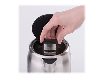 Cloer 4459 - Kedel - 1,7 litraa - 2,2 kW - matta rustfrit stål/sort
