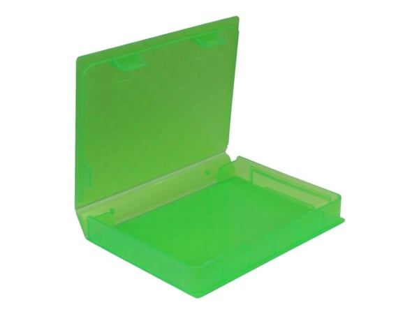 Inter-Tech HDD Protection Box - Beskyttelsesboks for harddisk - kapasitet: 1 harddiskstasjon (2,5") - grønn