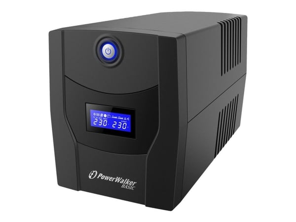 PowerWalker Basic VI 1500 STL FR - UPS - AC 162 - 290 V - 900 watt - 1500 VA - 7.2 Ah - USB - utgangskontakter: 4
