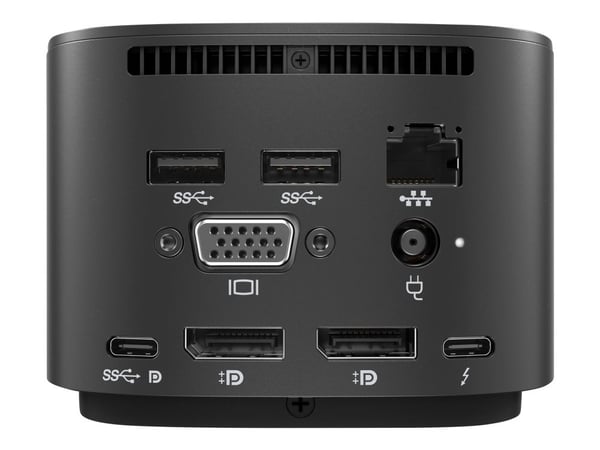 HP Thunderbolt Dock 230W G2 w/ Combo Cable - Dokkingstasjon - 2 x DP, DP, Thunderbolt, VGA - 1GbE - 230 watt