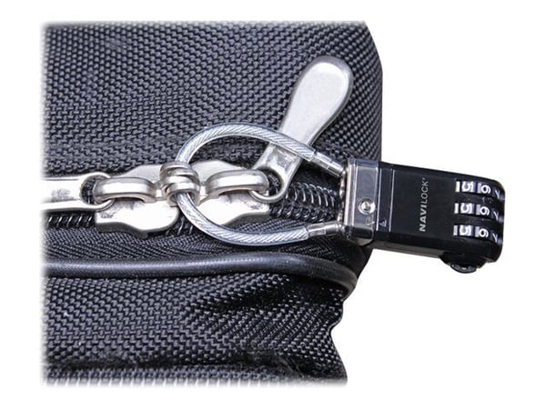 Navilock USB Lock, Yhdistelmälukko, musta