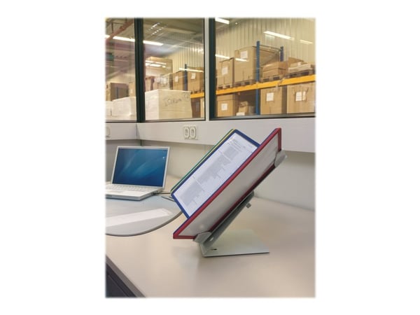 DURABLE VARIO PRO - Displaypanelsystem - veggmonterbar, stasjonær - 10 rom - for A4 - svart, gul, rød, grønn, mørk blå