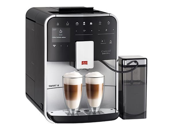 Melitta CAFFEO Barista TS Smart - Automatisk kaffemaskin med melkeskummer - 15 bar - sølv
