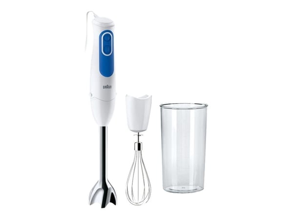 Braun Multiquick 3 Vario MQ 3005 WH Cream - Håndmikser - 700 W - hvit/blå