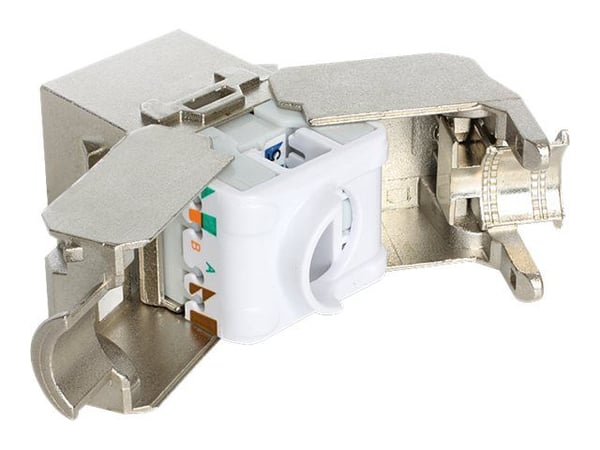 Delock Keystone-moduuli - Modulaarinen insertti - CAT 6a - STP - RJ-45 (24 kpl) - P/N: 43277, 43278, 43280, 86211 varten