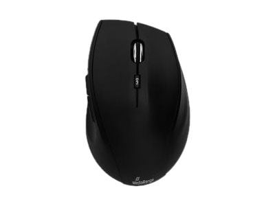 MediaRange MROS208 - Mus - optisk - 5 knapper - trådløs - 2.4 GHz - USB trådløs mottaker - svart