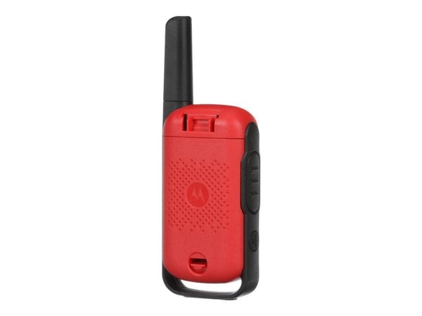 Motorola Talkabout T42 - Bärbar - tvåvägsradio - PMR - 446 MHz - 16-kanals - svart och röd (paket om 2)