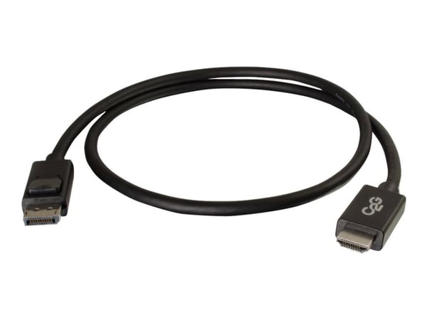 C2G 3ft DisplayPort to HDMI Cable - DP to HDMI Adapter Cable - M/M - DisplayPort-kabel - DisplayPort (hane) till HDMI (hane) - 91.4 cm - svart