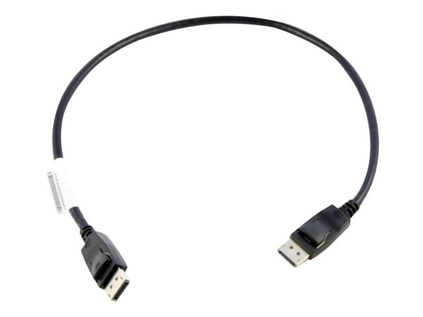 Lenovo - DisplayPort-kabel - DisplayPort (hann) til DisplayPort (hann) - 0.5 m - for ThinkCentre M75t Gen 2; M80s Gen 3; M90a Gen 3; M90q Gen 2; M9...
