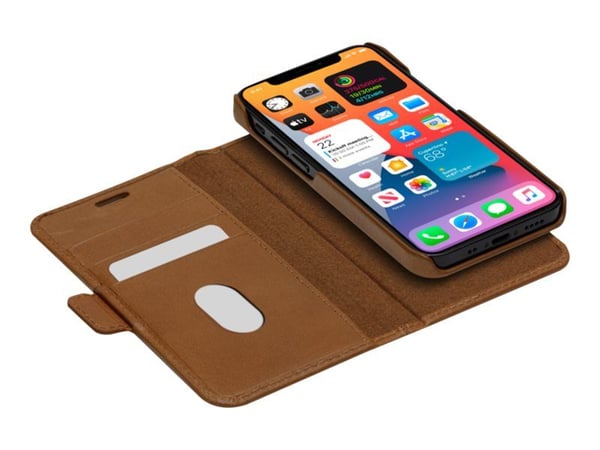 dbramante1928 Lynge, Lompakkokotelo, Apple, iPhone 12 mini, 13,7 cm (5.4"), Rusketus