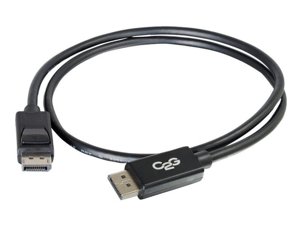 C2G 10ft Ultra High Definition DisplayPort Cable with Latches - 8K DisplayPort Cable - M/M - DisplayPort-kabel - DisplayPort (hann) til DisplayPort...