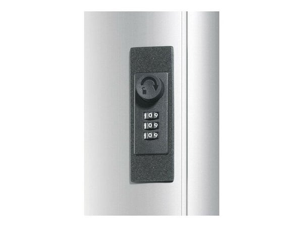 Nøgleskab Durable KEY BOX CODE 18 aluminium med 18 kroge og kodelås 302x118x280 mm