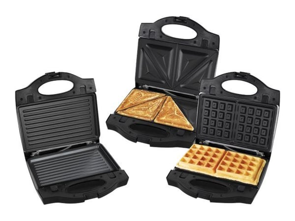 Esperanza MUFFULETTA - Toastmaskin / vaffelsteker / grill - 700 W
