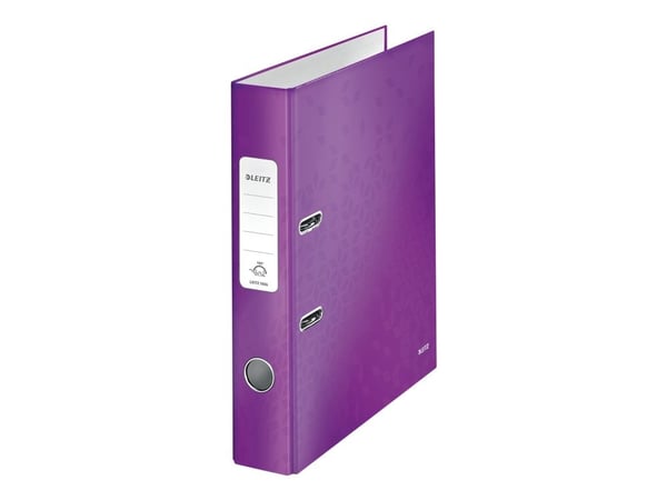 Leitz WOW kartonkimappi 180° A4/50mm, A4, Kartonki, Purppura, 350 arkkia, 80 g/m², 5 cm