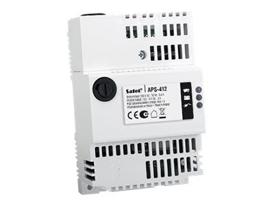 Satel APS-412, 10,5 V, 12 V, 4 A, Ylikuormittaa, Kompakti, Harmaa