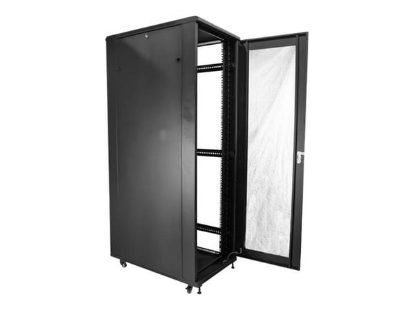 Startech 42U Server Rack Cabinet - 4-Post Adjustable Depth (5.9" to 36.4") IT Network Equipment Rack Enclosure with Casters - 2000lbs (RK4236BKB) -...
