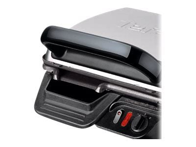 Tefal UltraCompact 600 Comfort - Grill - elektrisk - 600 kvadratcentimeter - rustfritt stål / svart
