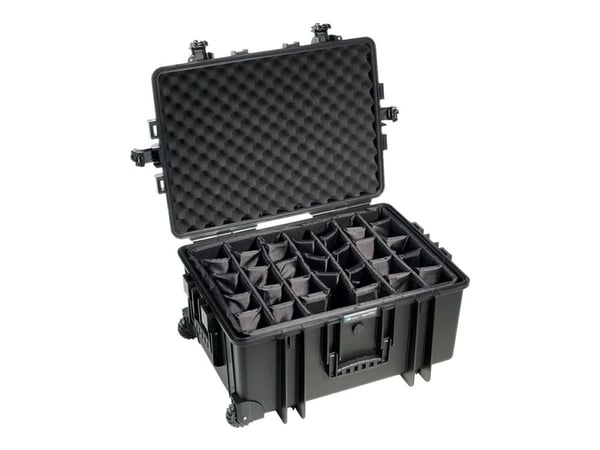 B&W outdoor.case type 6800 - Hard eske - polypropylen - svart