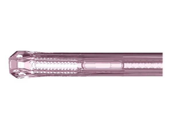 ITSKINS Spectrum Clear Antimicrobial - Baksidedeksel for mobiltelefon - termoplast-polyuretan (TPU), Impacthane - Lys lyserød - for Apple iPhone X, XS