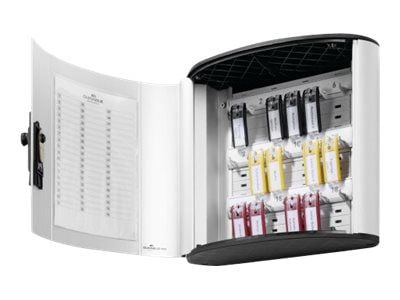Nøgleskab Durable KEY BOX CODE 18 aluminium med 18 kroge og kodelås 302x118x280 mm