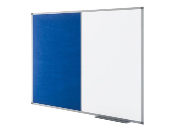 Oppslagstavle Nobo Classic Combi Filt/stål 900x600mm Blå