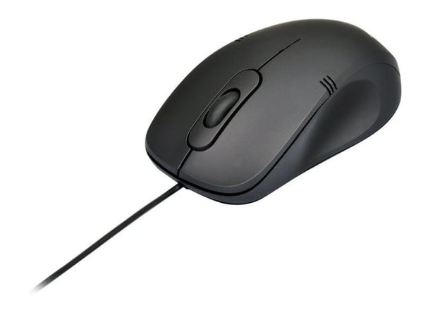 PORT OFFICE BUDGET PRO - Mus - høyre- og venstrehåndet - optisk - 3 knapper - kablet - USB