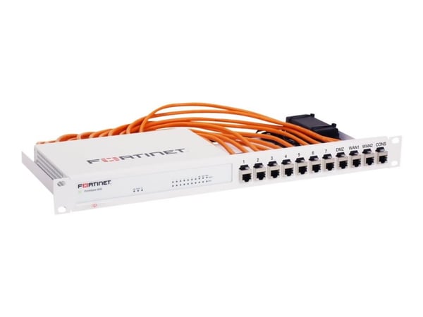 Rackmount.IT RM-FR-T10I - Rack-monteringssett - RJ-45 X 11 - RAL 9003, signalhvit - 1U - 19"