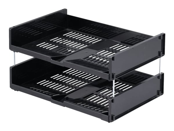 DURABLE OPTIMO - Brevbakke - for A4 (210 x 297 mm) - landskap - koksgrå
