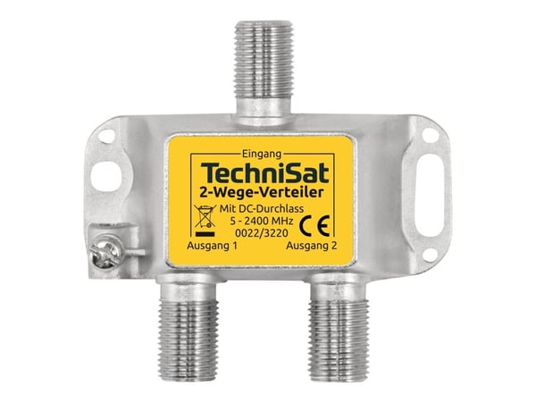 TechniSat 2-way Distributor - RF-jakaja - sølv