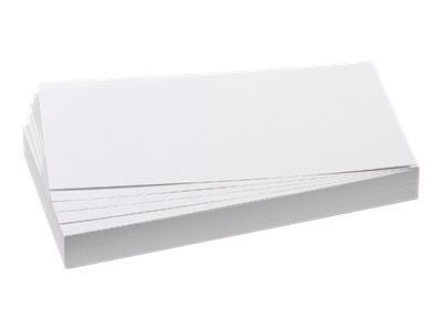 FRANKEN - Moderasjonskort - rektangel - 9.5 x 20.5 cm - hvit (en pakke 500) FRANKEN - Moderasjonskort - rektangel - 9.5 x 20.5 cm - hvit (en pakke 500)